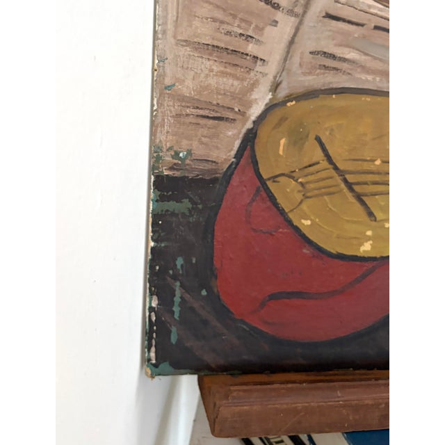 Art Deco 1951 Vincent A. Walker “Remembered Melody” — Original Mid-Century Oil Painting For Sale - Image 3 of 11