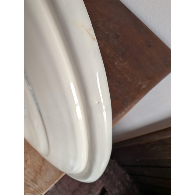 Ceramic Vintage Boris Vitlin Shallow Footed Majolica Bowl/Platter ~ Ceramic, Circa 1990s For Sale - Image 7 of 14