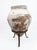1930s Greek Terracotta Pithos Olive Oil Jar on Custom Wrought Iron Stand For Sale - Image 4 of 10