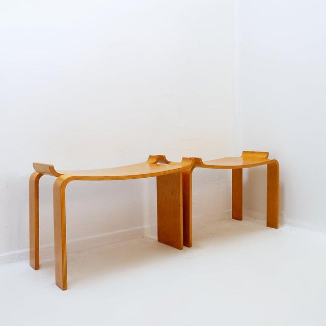 Museum Stools by Sven Kai-Larsen for Ströms Möbler, 1960s, Set of 2 For Sale - Image 6 of 16
