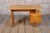 Mid-Century Writing Desk in Oak by B. Landsman, Czech, 1950s For Sale - Image 6 of 11
