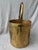 Vintage Raised Repousse Brass Fire Wood Bucket For Sale - Image 9 of 13