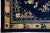 1920s Antique Chinese Peking Wool Rug Handmade Blue With Classic Floral Design For Sale - Image 4 of 7