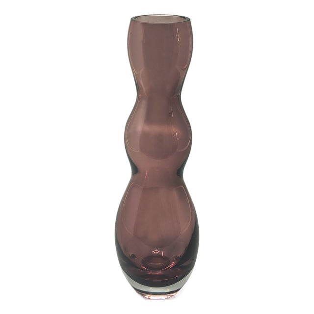 Space Age Purple Vase by V. Nason in Murano Glass, Italy, 1970s For Sale