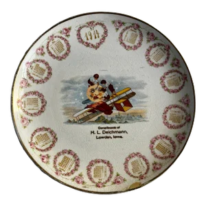 Antique 1914 Moon Calendar Plate