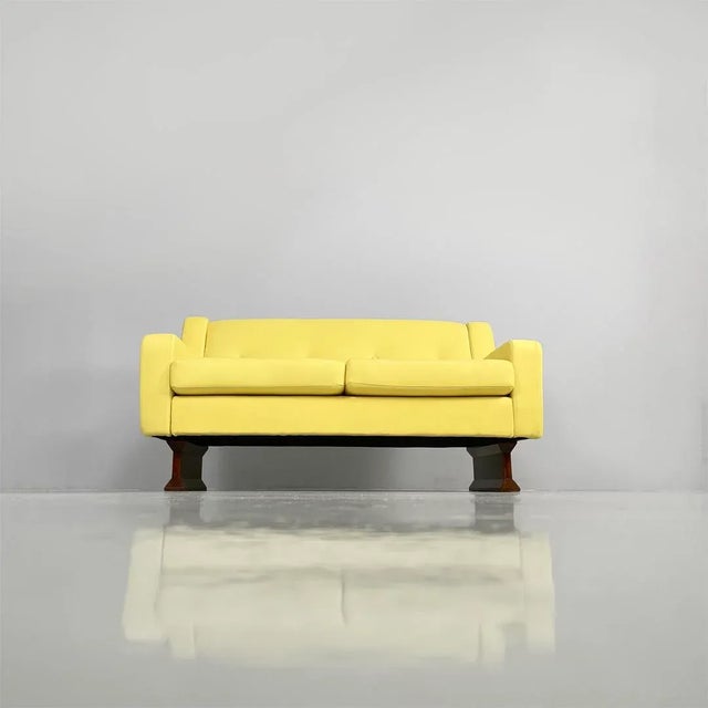 Wood Mid-Century Modern LP34 Sofa by Franco Albini Franca Helg Poggi, Italy, 1966 For Sale - Image 7 of 17