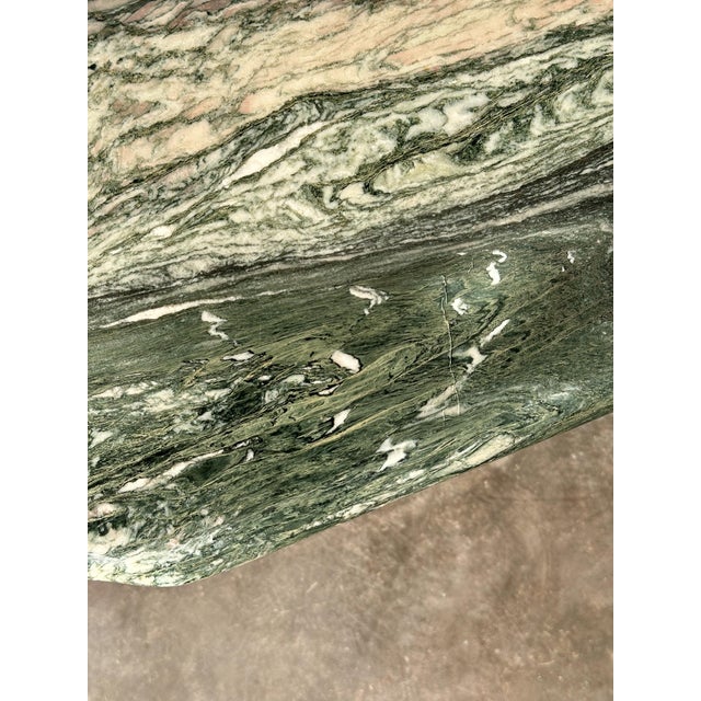 Cipollino Ondulato Marble Oval Coffee Table, Italy, 1980s For Sale - Image 14 of 16