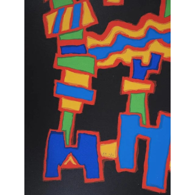 Jacques Soisson, Tour of the Aztecs, Original Signed Screenprint For Sale - Image 5 of 6