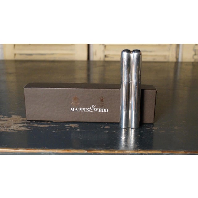 Vintage Solid Silver Cigar Case from Mappin & Webb, 1998 For Sale - Image 6 of 6