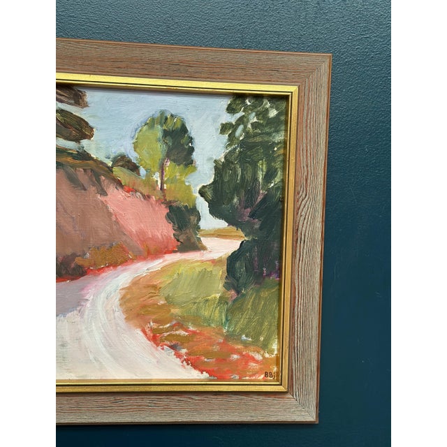 Bente Bjerregaard, Warm Day, France, 1982, Oil on Canvas, Framed For Sale - Image 4 of 18