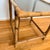 English Vintage Burnt Bamboo, Rattan & Smoked Glass Coastal Modern Side Tables — A Pair For Sale - Image 3 of 7