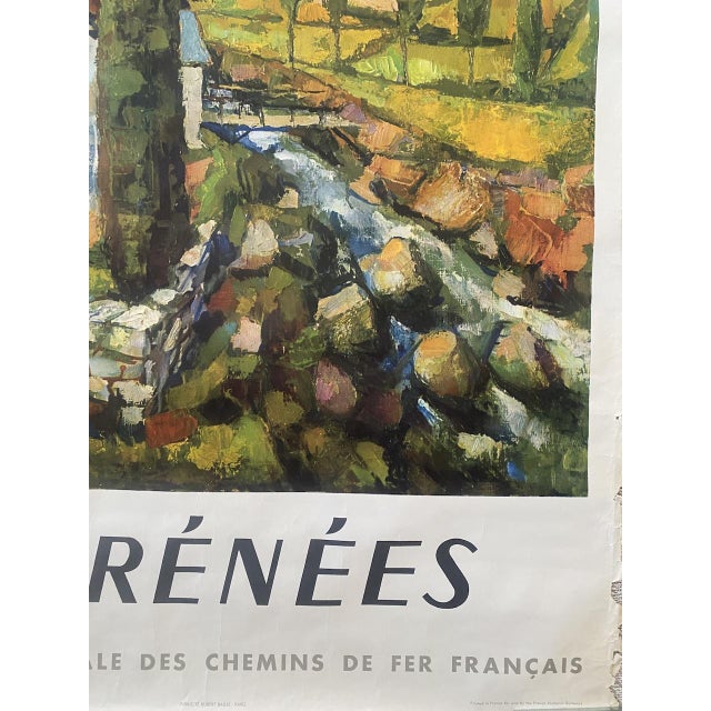 Pyrenees Poster from Gerard Calbet, 1950s For Sale - Image 10 of 15