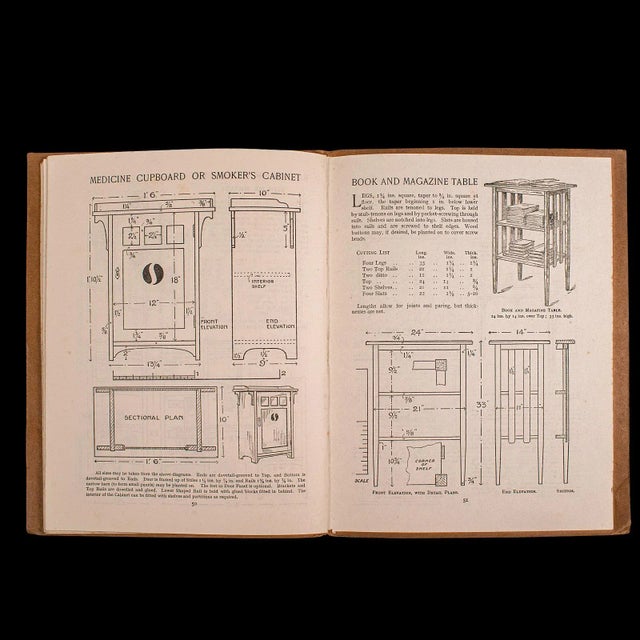 1930's Vintage Furniture Designs Folio For Sale - Image 9 of 12