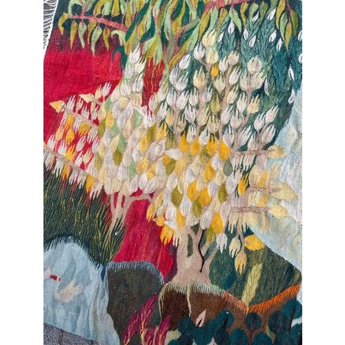 Vintage Egyptian Tapestry, 1950s For Sale - Image 11 of 18