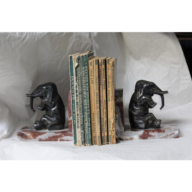 Metal Elephant Bookends, 1930s, Set of 2 For Sale - Image 7 of 18