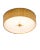 Contemporary Currey & Company Caravel Gold Flush Mount For Sale - Image 3 of 5