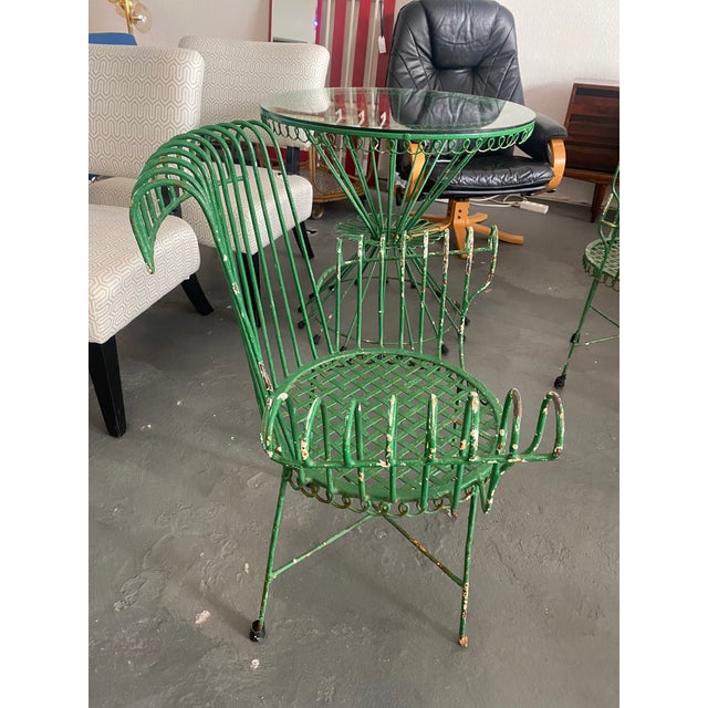 Garden Chairs and Table, 1960s, Set of 5 For Sale - Image 14 of 18