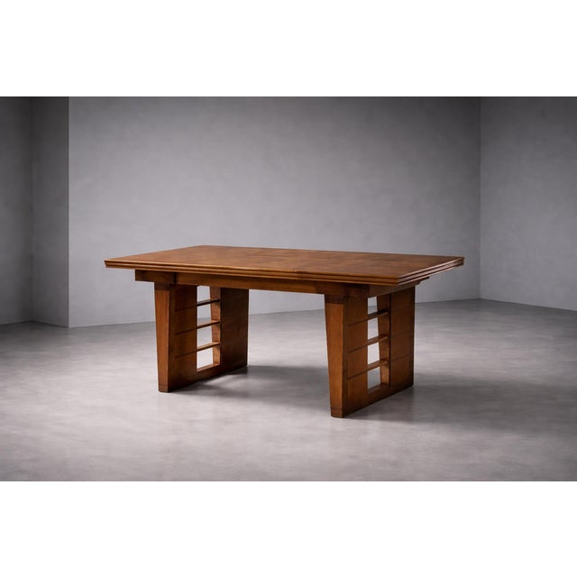 In unrestored condition. We've left the table in its original condition to show off its patina and wear. This piece is...