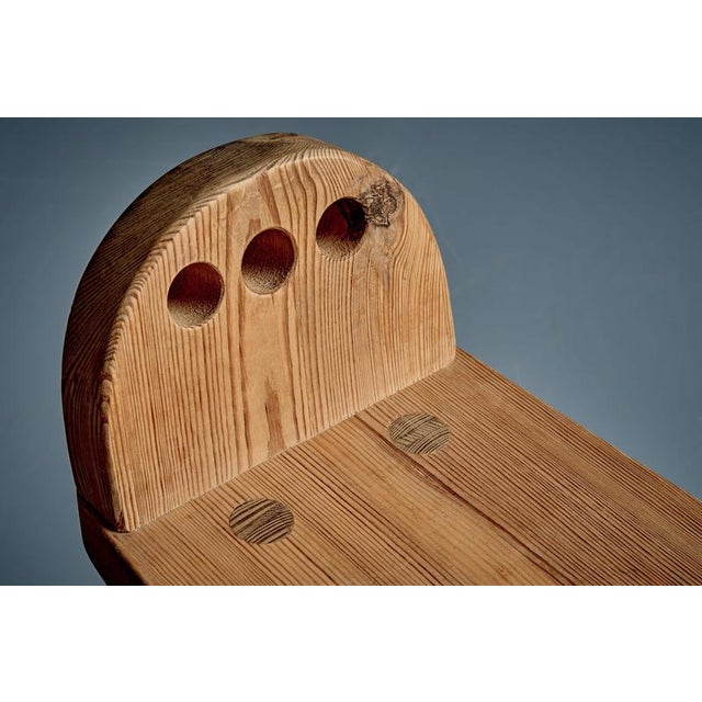 Scandinavian Pine Sauna Stool, Finland, 1960s For Sale - Image 9 of 11