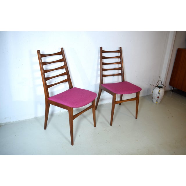 Brown Vintage Side Chairs from Benze, 1960s, Set of 2 For Sale - Image 8 of 8
