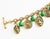 Contemporary Guy Laroche Tribal Inspired Link Bracelet with Ceramic Charms For Sale - Image 3 of 11