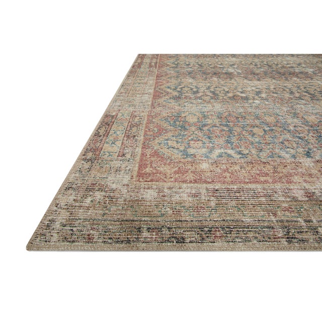 Traditional Angela Rose x Loloi Aubrey Rug Ocean / Spice 10'-0" x 14'-0" Area Rug For Sale - Image 3 of 8