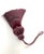 Key Tassel in Mulberry - Burgundy Color With Satin and Cut Velvet Details For Sale - Image 10 of 14