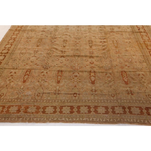 Textile Authentic 19th Century Indian Amritsar Carpet For Sale - Image 7 of 7
