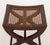 Arts and Crafts Cane-Paneled Mahogany Curule Bench For Sale - Image 4 of 7