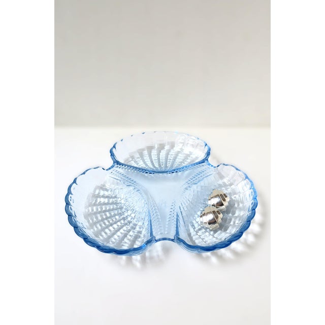Seashell Glass Dish Scallop Design For Sale - Image 4 of 8