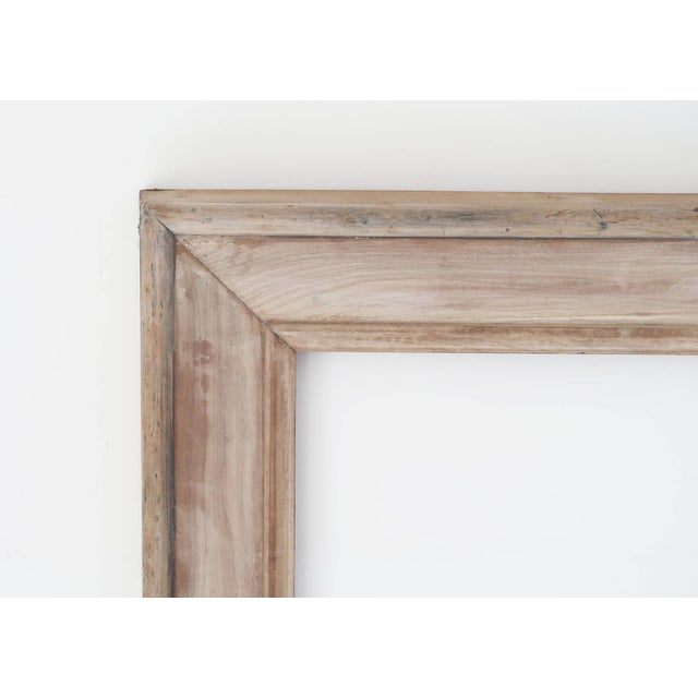 Mid 19th Century Large Antique Georgian Style Bleached Picture Frame, 1850 For Sale - Image 5 of 6