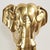 Late 20th Century Mid Century Brass Elephant Head Sculpture For Sale - Image 5 of 10