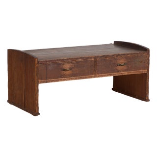 Vintage Showa Cedar Side Table, Japan, 1920s For Sale