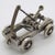 Vintage Italian Handmade Genuine Silver Large Rare Working Catapult Figurine For Sale - Image 6 of 13