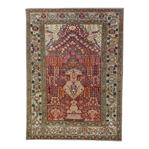 Antique Persian Farahan Rug 4'9'' X 6'7''