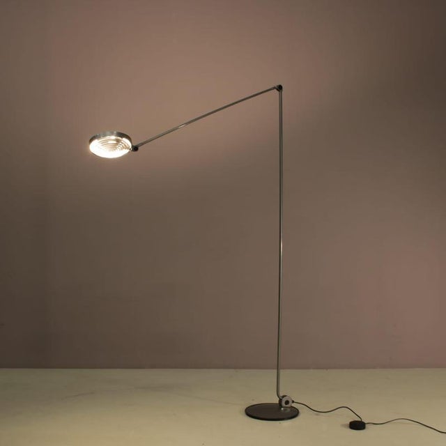 Gray Vintage Italian Elle 55 Floor Lamp by Tommaso Cimini for Lumina, 1980s For Sale - Image 8 of 15