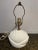 Ceramic 1980 Art Deco Style White Shell Ceramic Lamp For Sale - Image 7 of 7