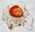 Handmade Clear & Orange Glass Ashtray For Sale - Image 11 of 11