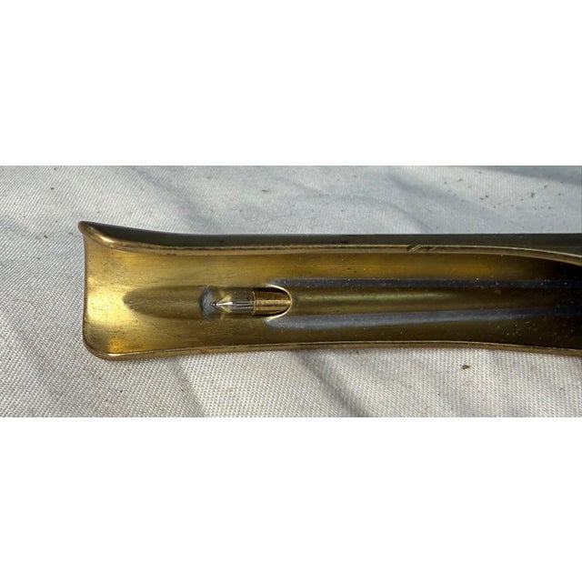 Rare Antique 1920's Museum Display Brass Bronchoscope Esophagoscope Medical Tool For Sale In New York - Image 6 of 12