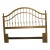 1980s Wood Full/Queen Headboard Honey Traditional Style For Sale