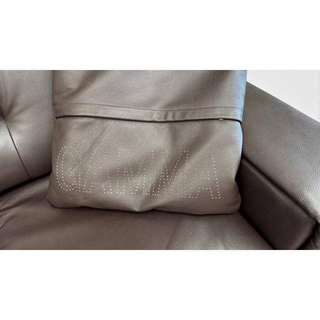 Gamma Arredamenti Italian Leather Sectional For Sale - Image 11 of 13