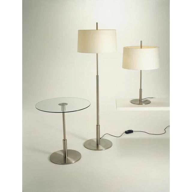 Black Nickel Diana Mayor Floor Lamp by Federico Correa For Sale - Image 8 of 9