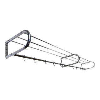 Vintage Bauhaus Style Chrome Coat & Hat Rack, 1940s For Sale