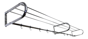 Vintage Bauhaus Style Chrome Coat & Hat Rack, 1940s