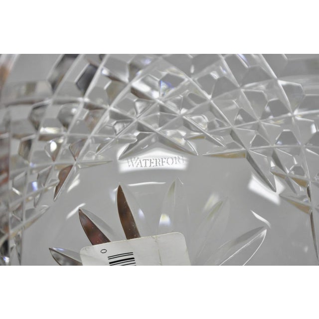Late 20th Century Waterford Cut Crystal Lead Glass 10" Centerpiece "Gallagher" Bowl For Sale - Image 10 of 11