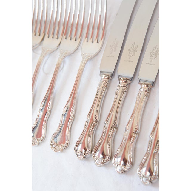 English Cutlery Set from Mappin & Webb, 1960s, Set of 14 For Sale - Image 6 of 8