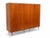 Brown Five-Door Teak Wardrobe with Hanging Section and Shelves For Sale - Image 8 of 9