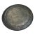 Antique Pewter Round Tray For Sale