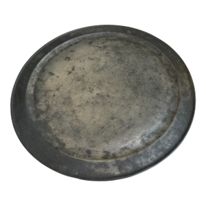 Antique Pewter Round Tray