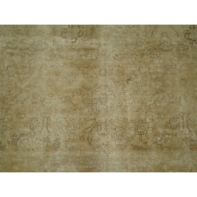 Antique Zabihi Collection Persian Tabriz Rug For Sale - Image 10 of 12